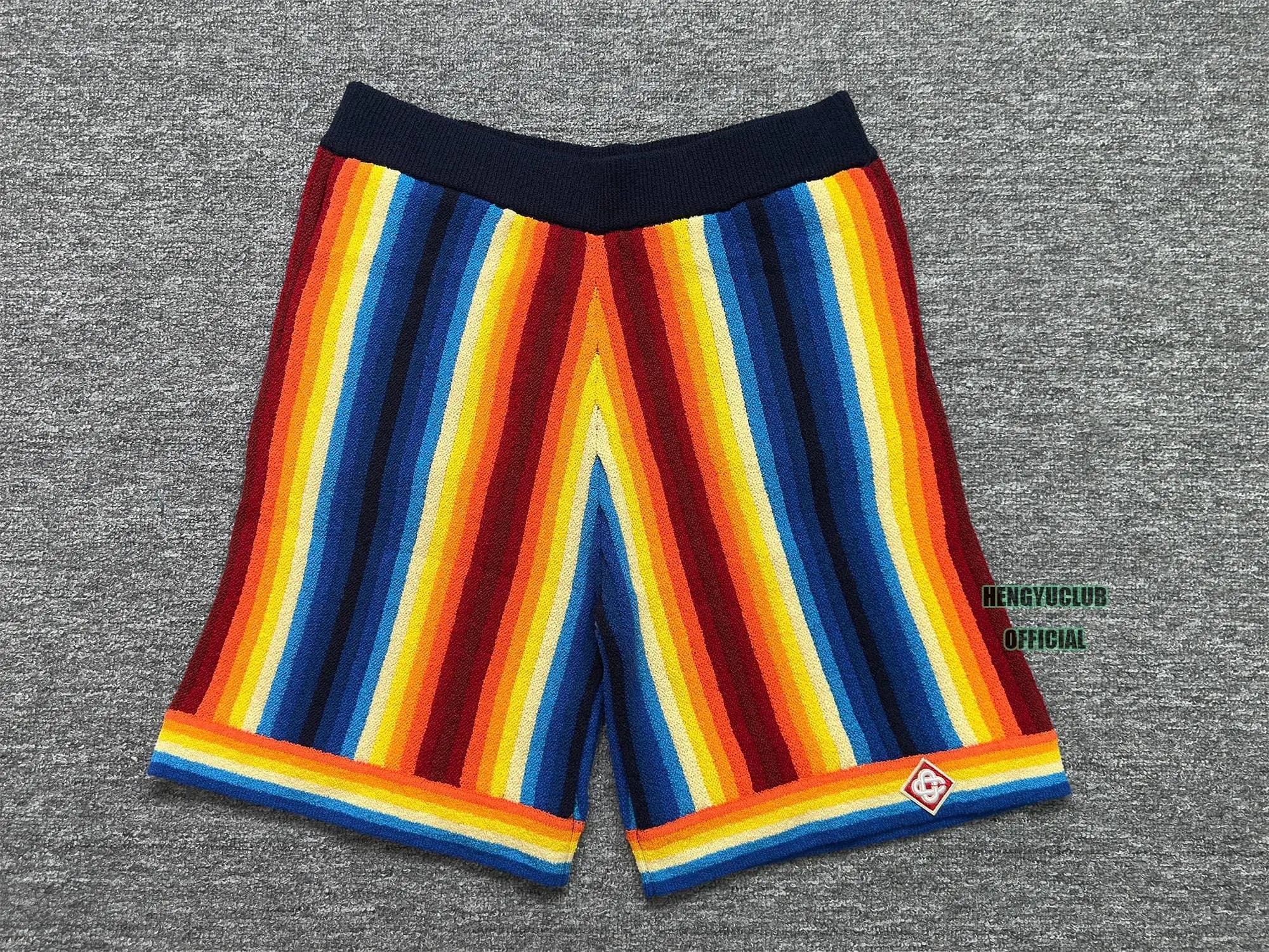 Chrome Hearts Knit Shorts Multicolor Stripe