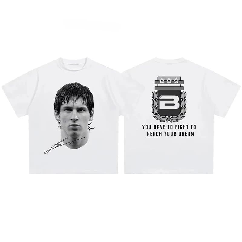 Balenciaga Graphic T-Shirt Lionel Messi Portrait
