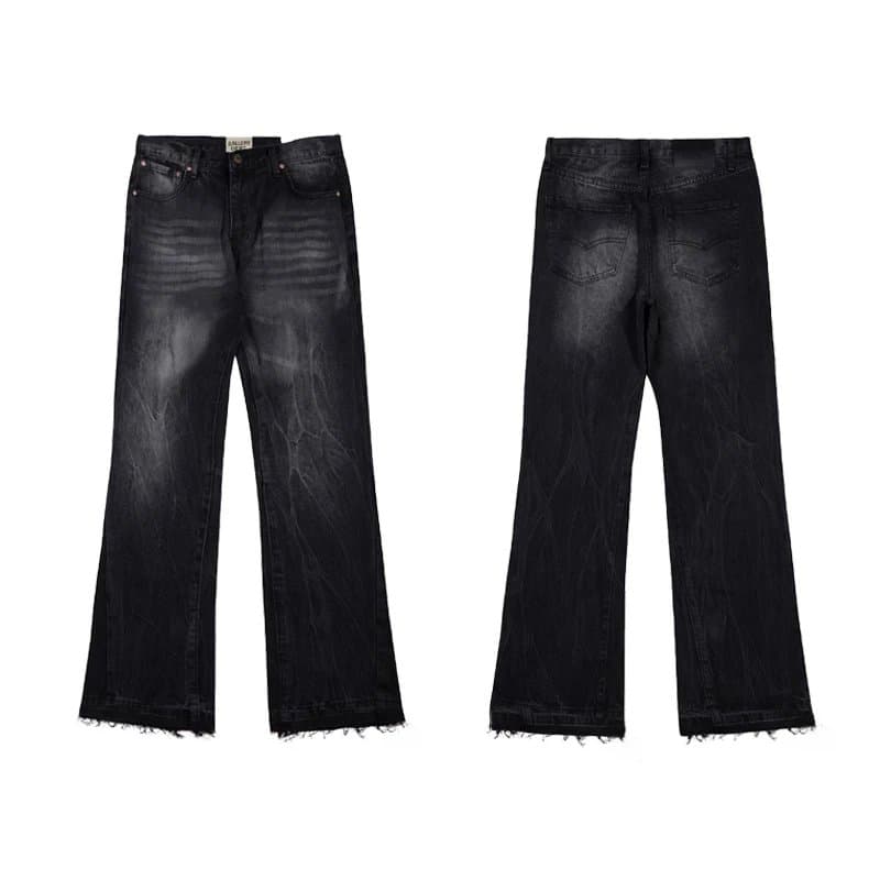 Gallery Dept. Flared Jeans Distressed Paint-Splatter — 935