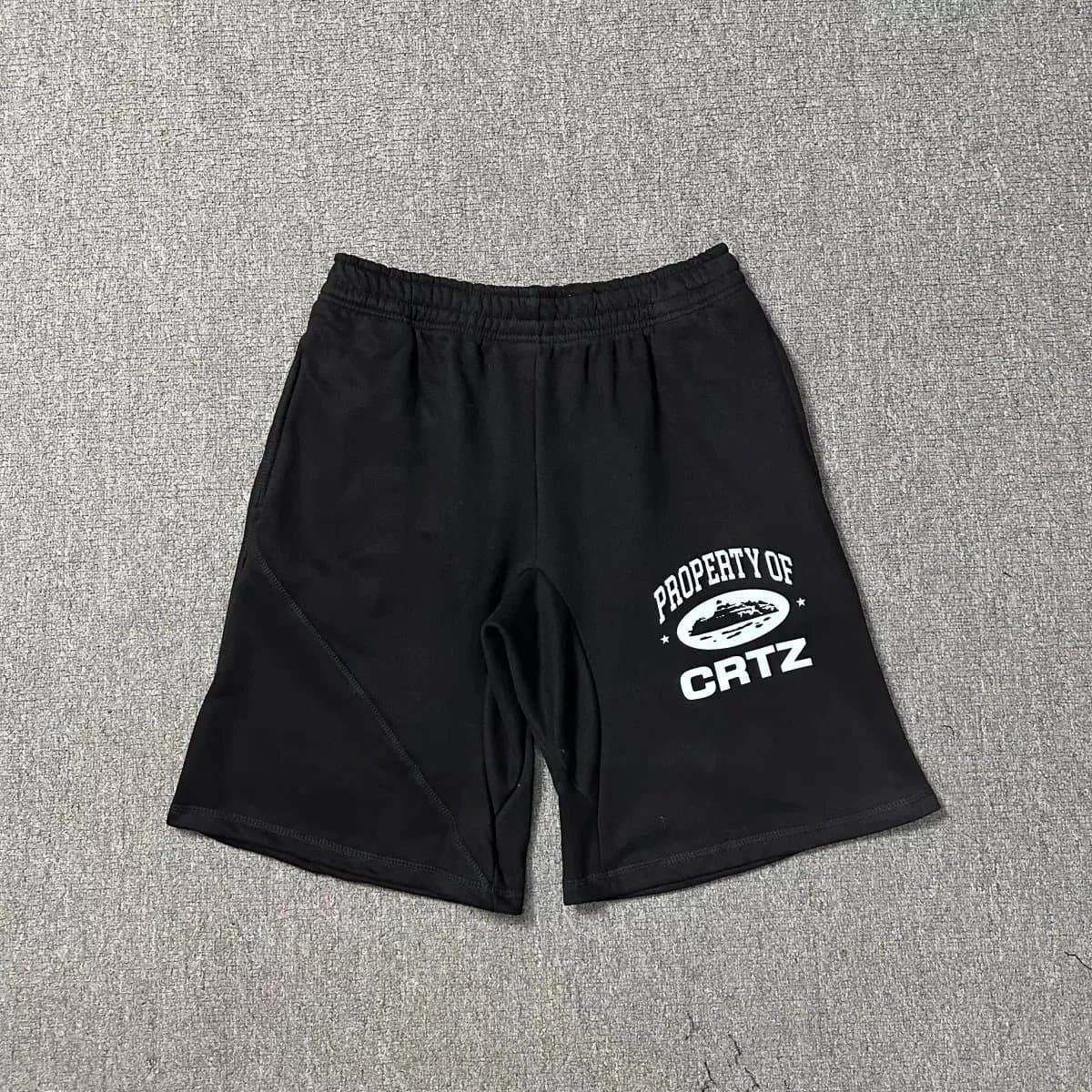 Travis Scott Cactus Jack Shorts Gold Script — 32黑色