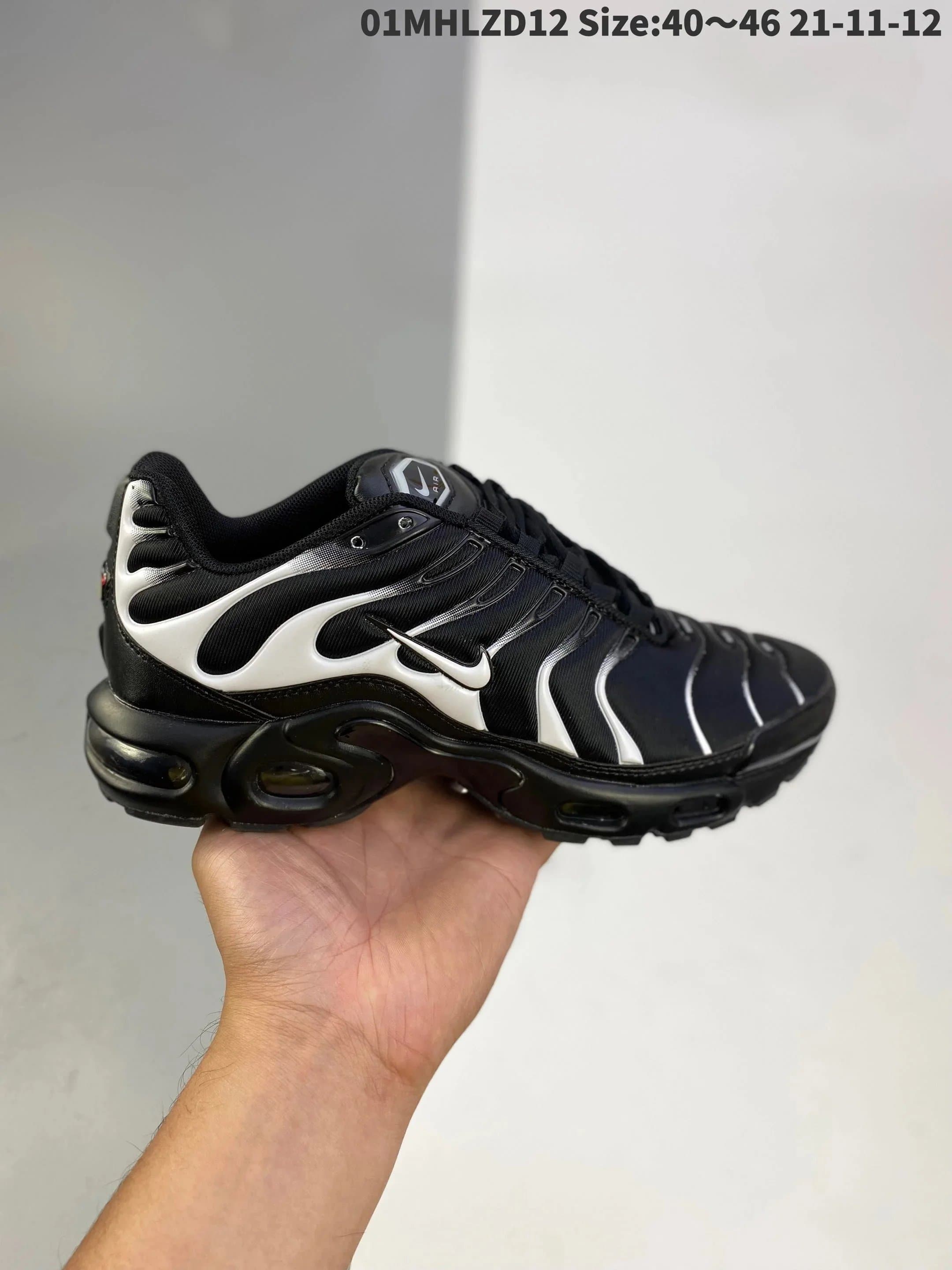 Nike Air Max Plus Ice Blue — 黑白