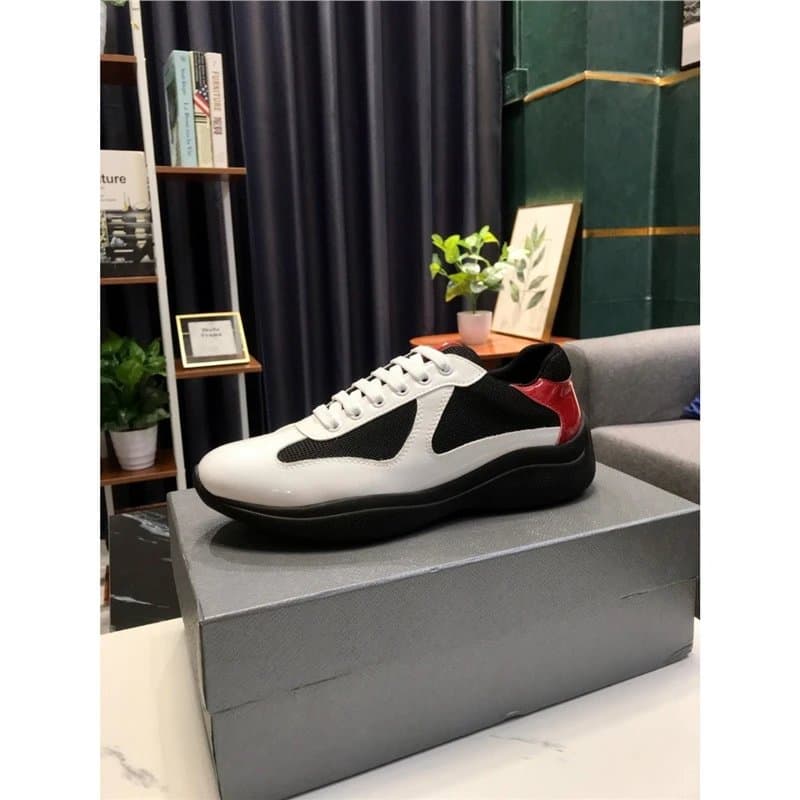 Prada Linea Rossa Sneaker White Black Red
