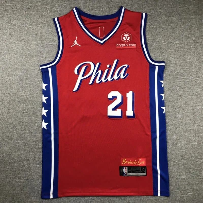 Jordan × NBA Philadelphia 76ers Jersey Crypto.com City Edition