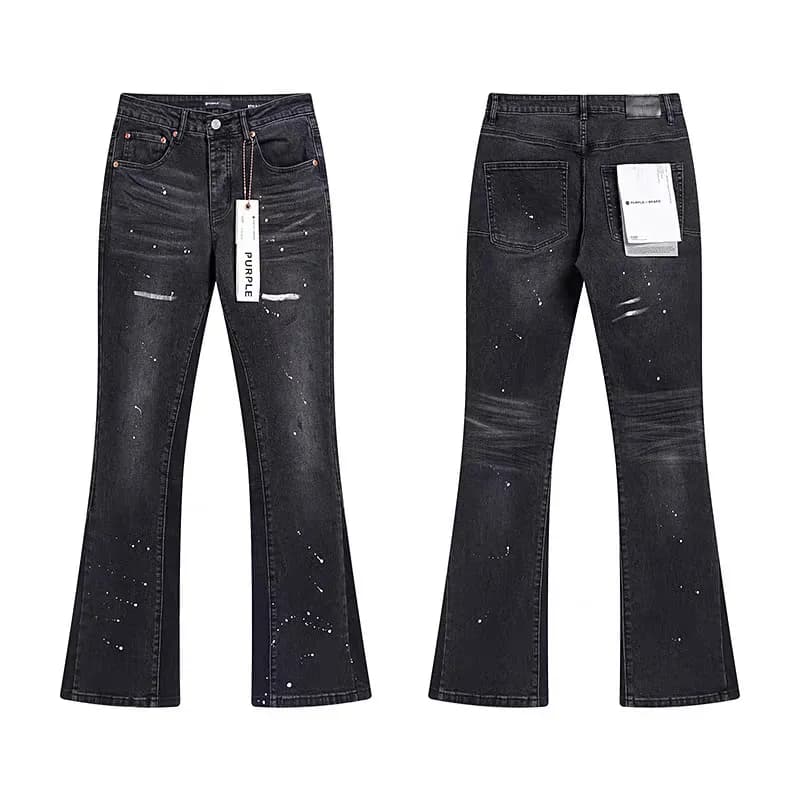 Straight-Leg Jeans Light Wash Distressed — SW-K38