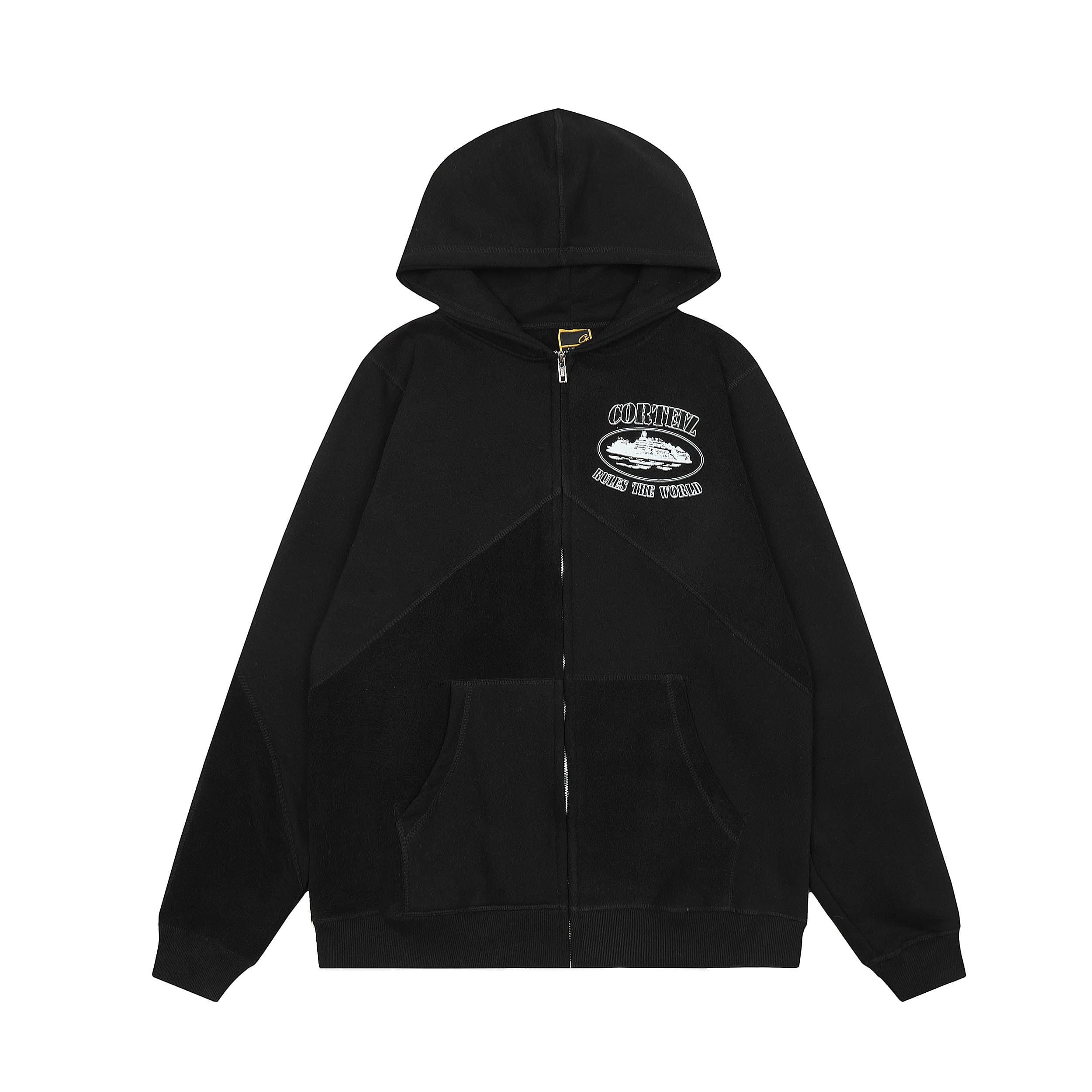 Corteiz Zip-Up Hoodie Cruise Ship Logo
