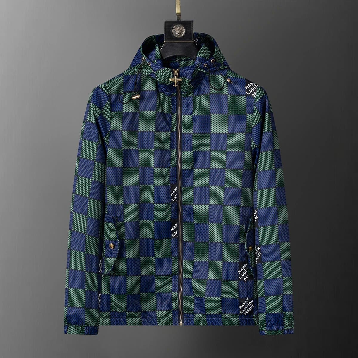 Gucci Hooded Windbreaker GG Monogram Gradient — Louis2