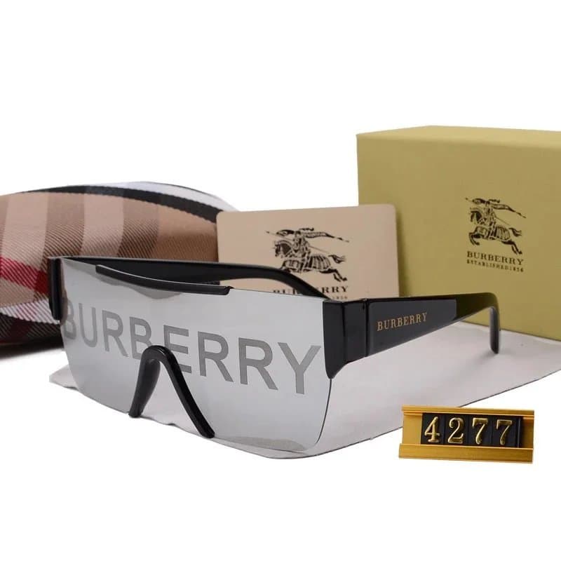 Burberry Shield Sunglasses Logo Shield — 黑色水银