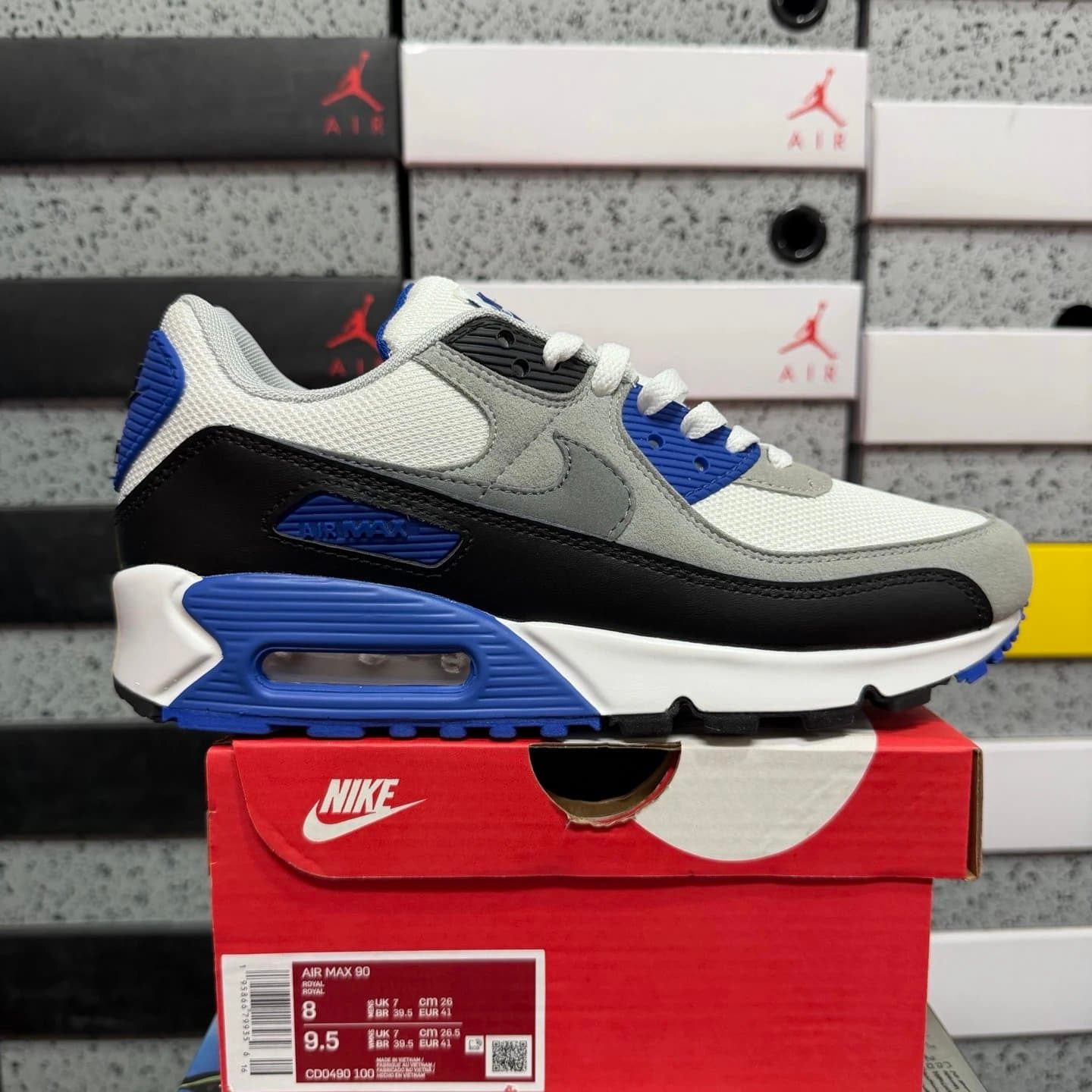 Nike Air Max 90 White/Gradient Blue — CD0490  100