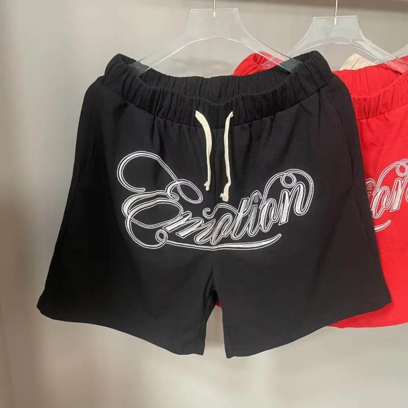 Fear of God Essentials Logo Shorts Emotion Script