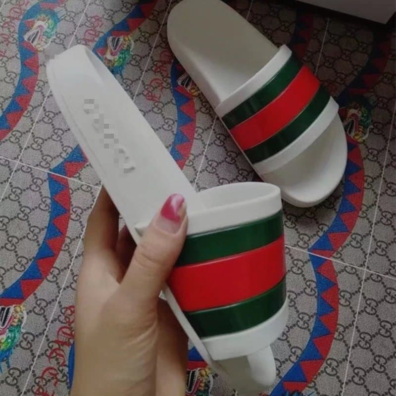 Gucci Slide Sandal Web Stripe