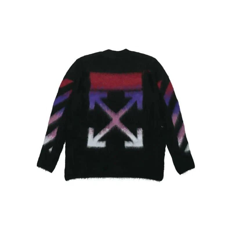 Off-White Arrow Knit Sweater Diagonal Stripe