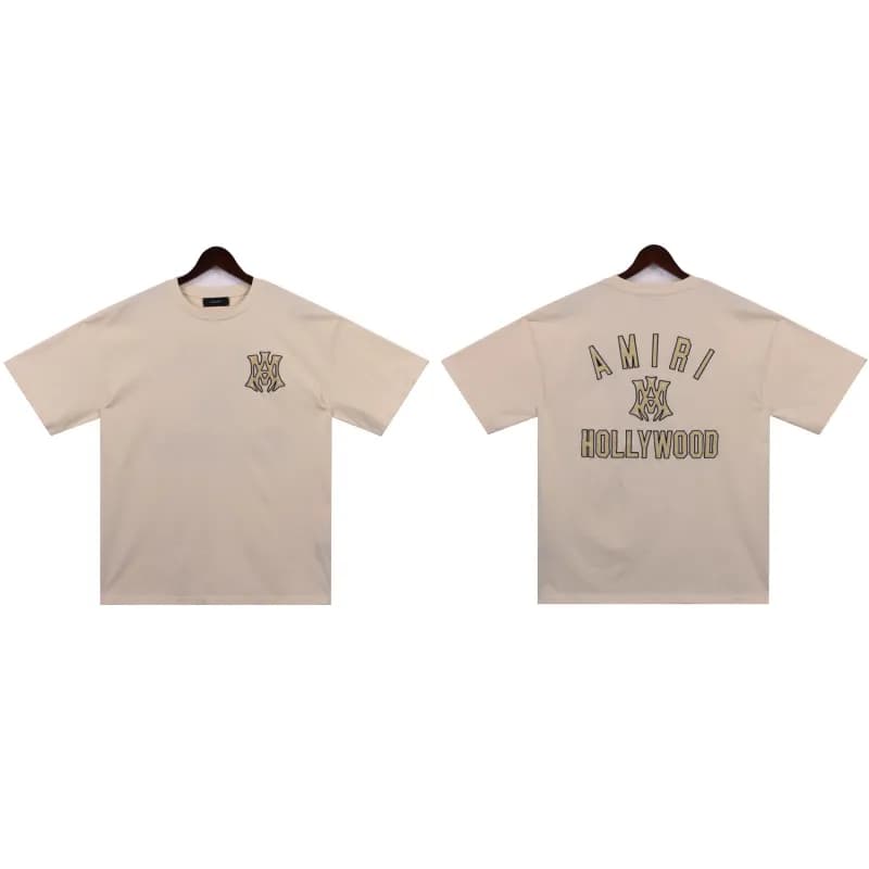 Amiri Graphic Tee Hollywood Logo
