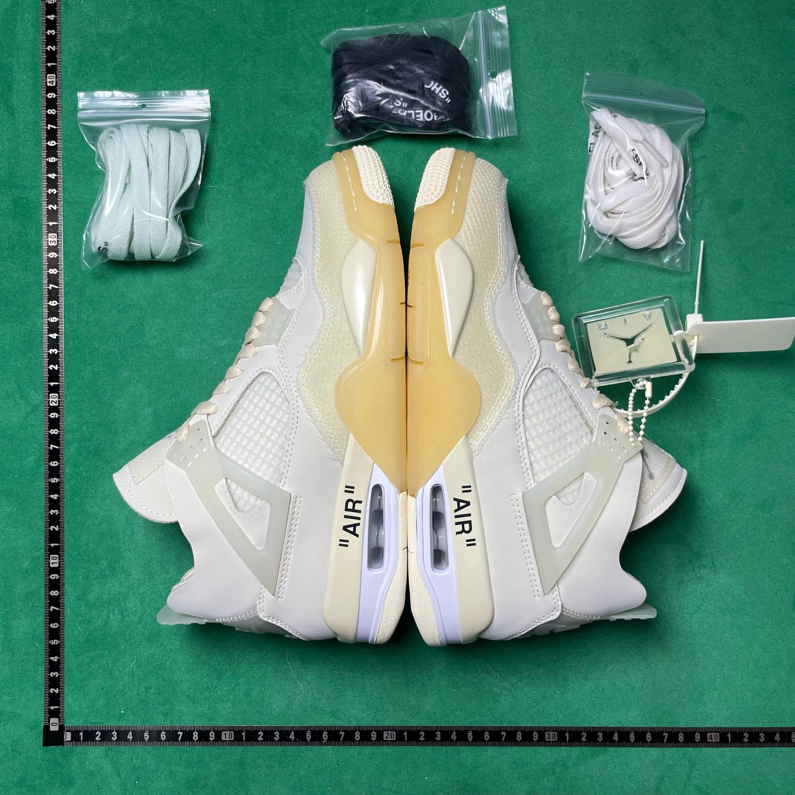 Air Jordan 4 Off-White Sail
