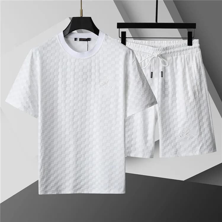 Versace Logo-Print Set Monogram Jacquard — 95235白色
