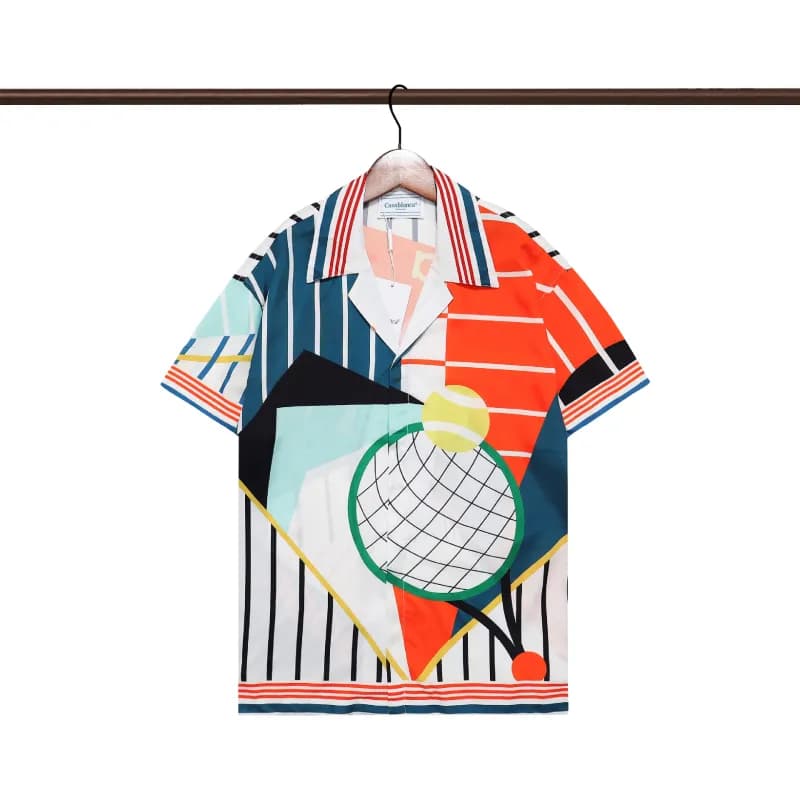 Striped Shorts Multicolor Vertical Stripe — Q269 Figure