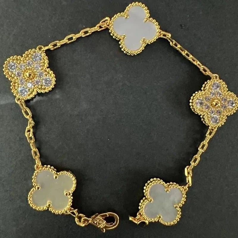 Van Cleef & Arpels Alhambra Bracelet Five Motifs — 21