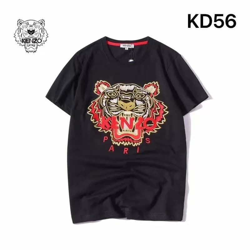 Kenzo Tiger Graphic Tee Embroidered Tiger — WF01黑T