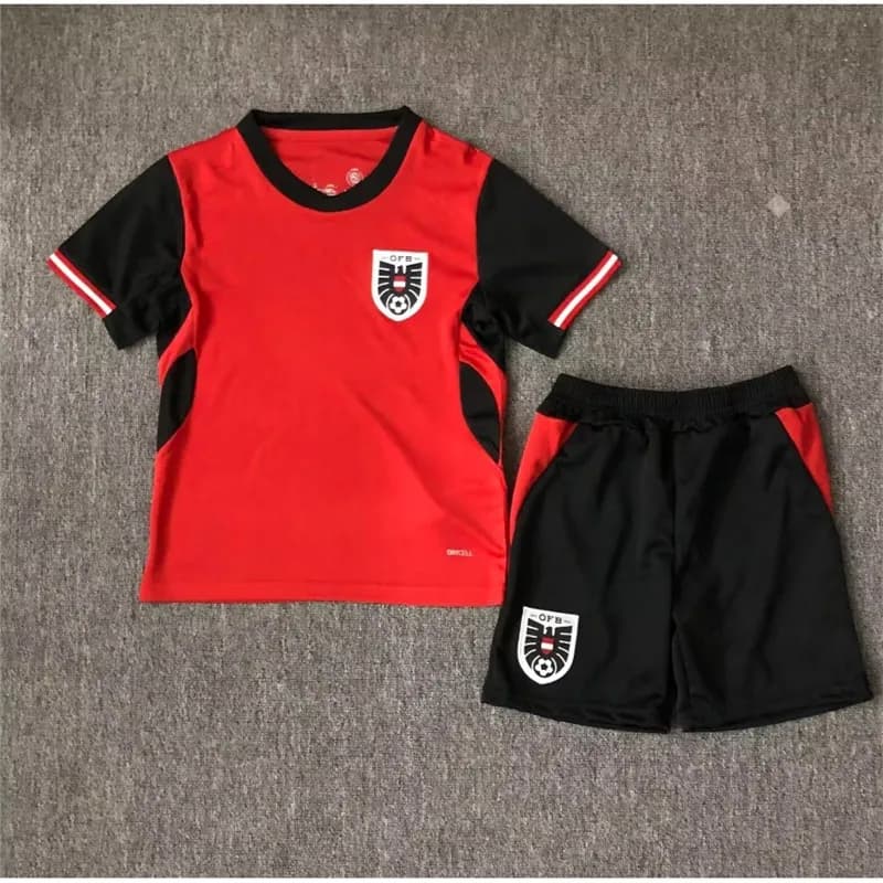 Youth Soccer Kit Austria National Team Inspired