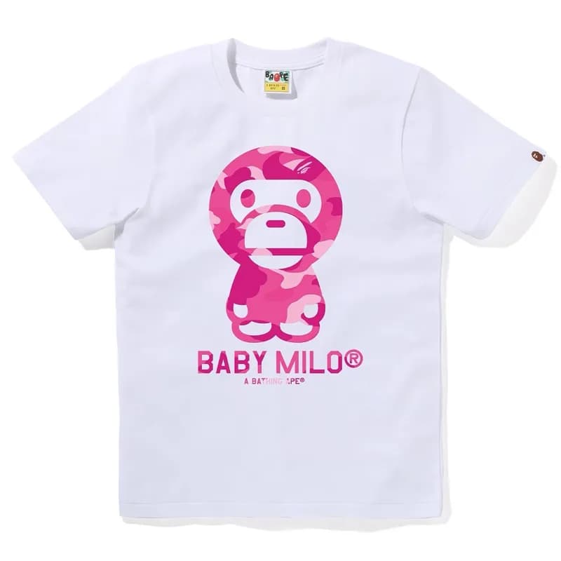 BAPE Ape Head Tee Cherry Blossom — 1344白粉