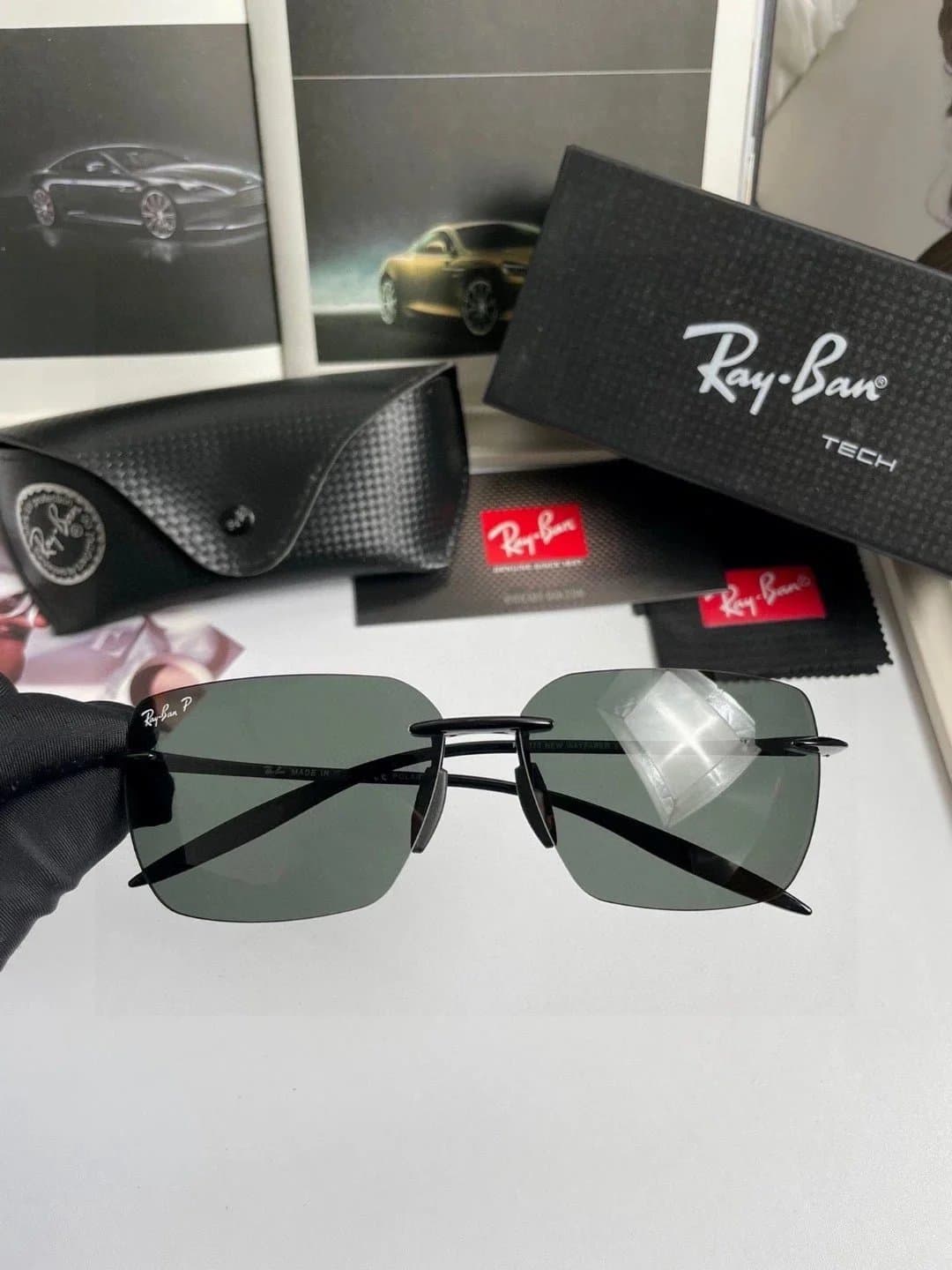 Ray-Ban Tech Rimless Aviator