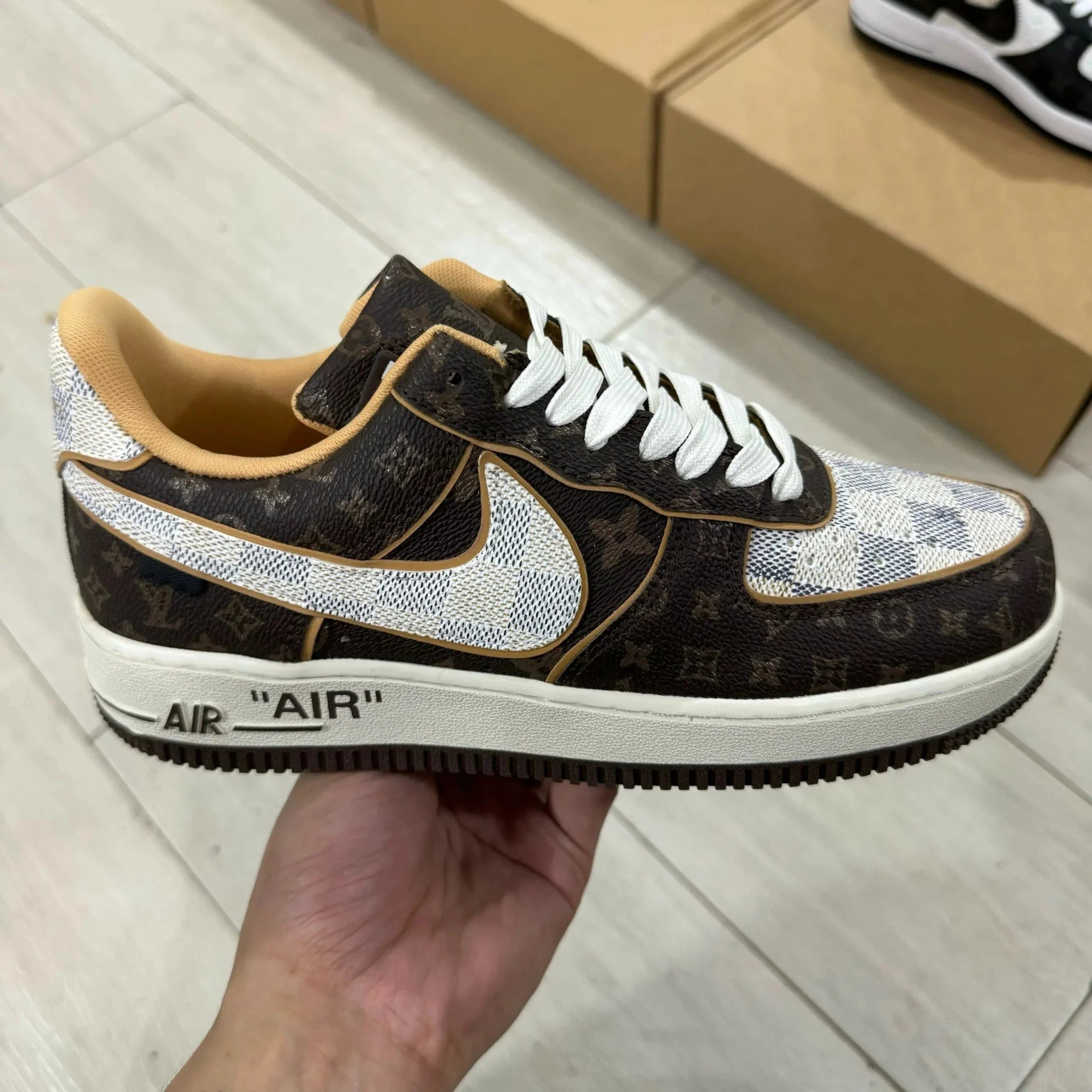 Nike × Louis Vuitton Air Force 1 Low LV Monogram Check