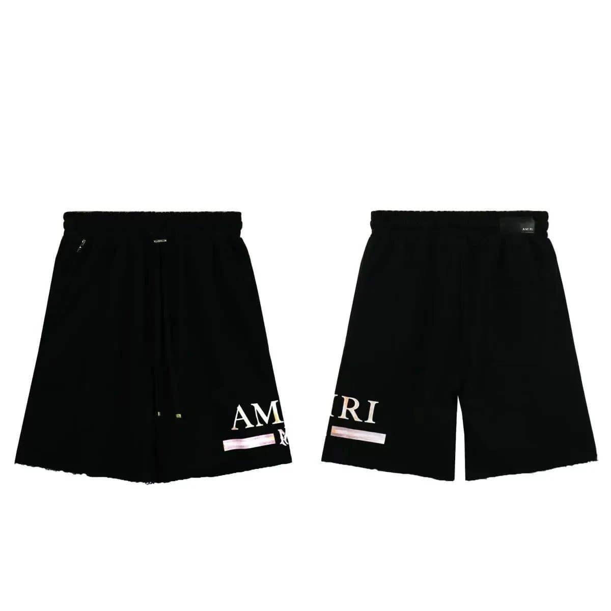 Amiri Logo Shorts Reflective Logo