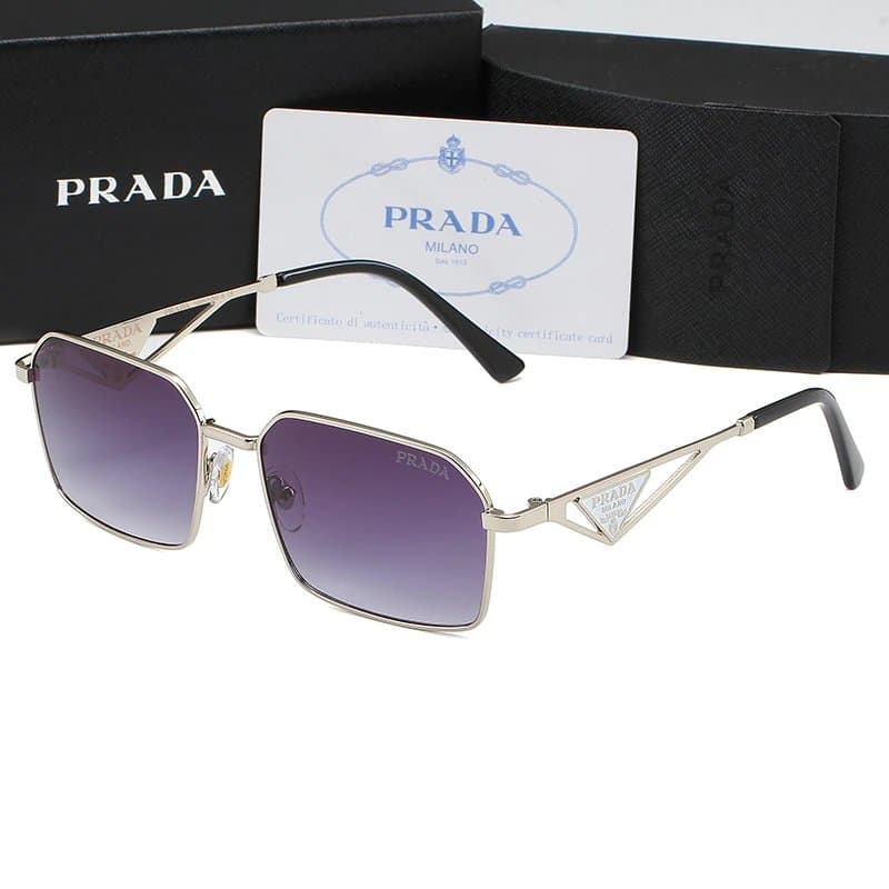 Prada Square Sunglasses Gradient Lens
