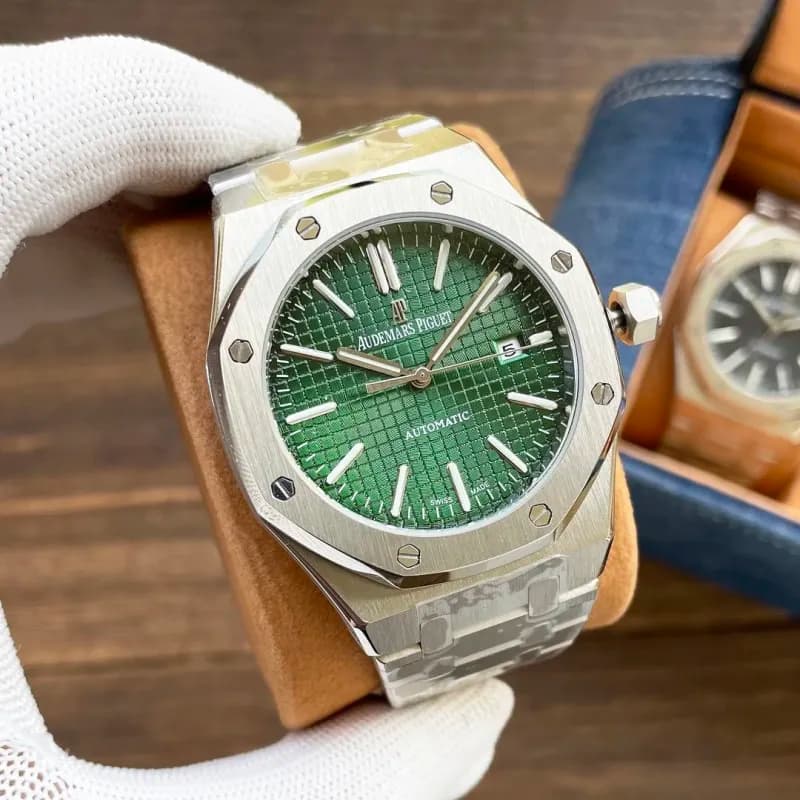 Audemars Piguet Royal Oak Green Tapisserie Dial