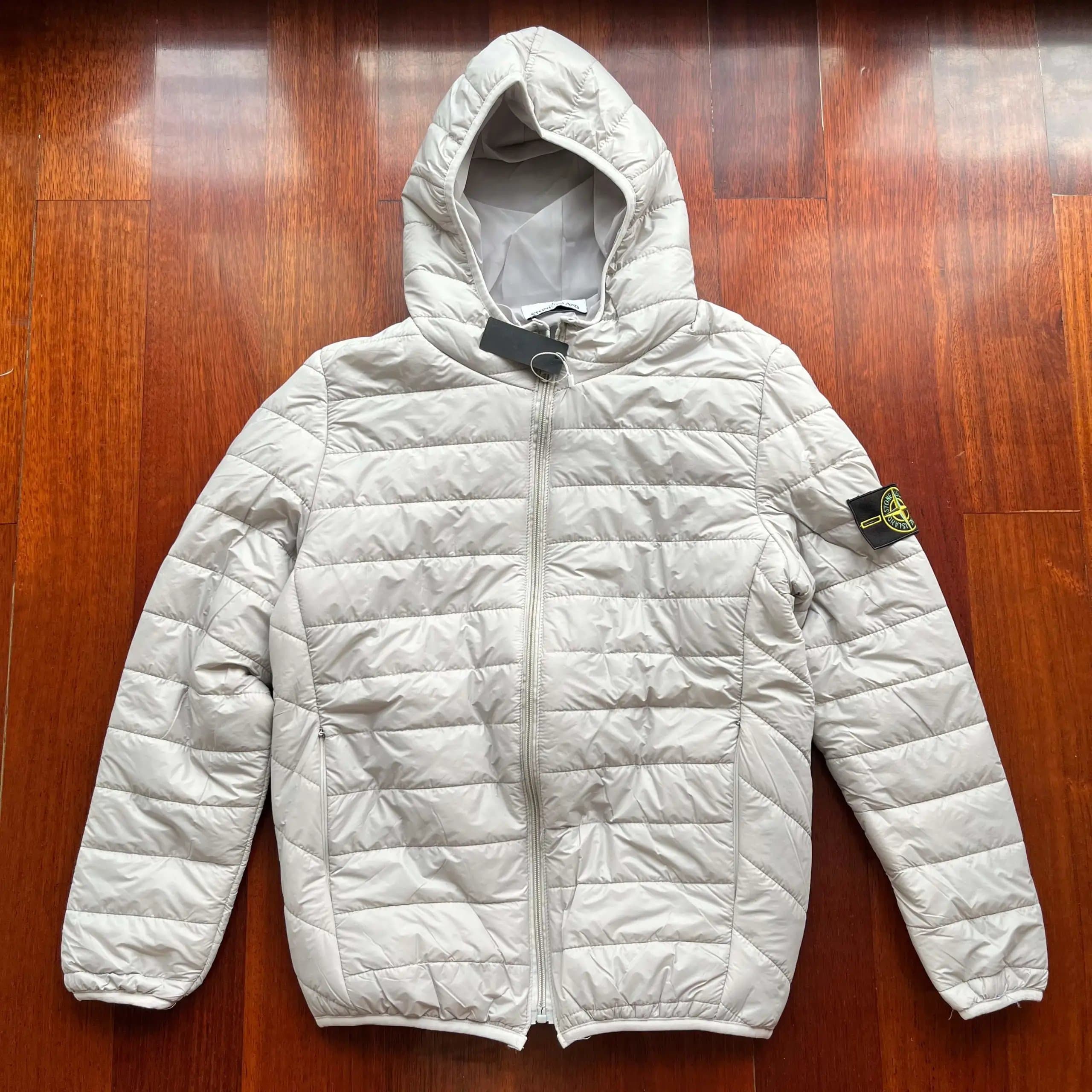 Stone Island Hooded Lightweight Jacket Quilted