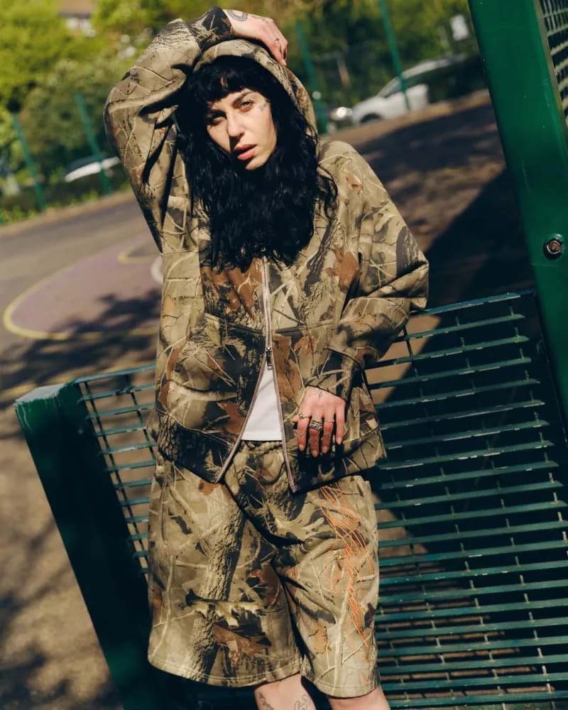 Corteiz Hooded Zip-Up Jacket Camouflage Print