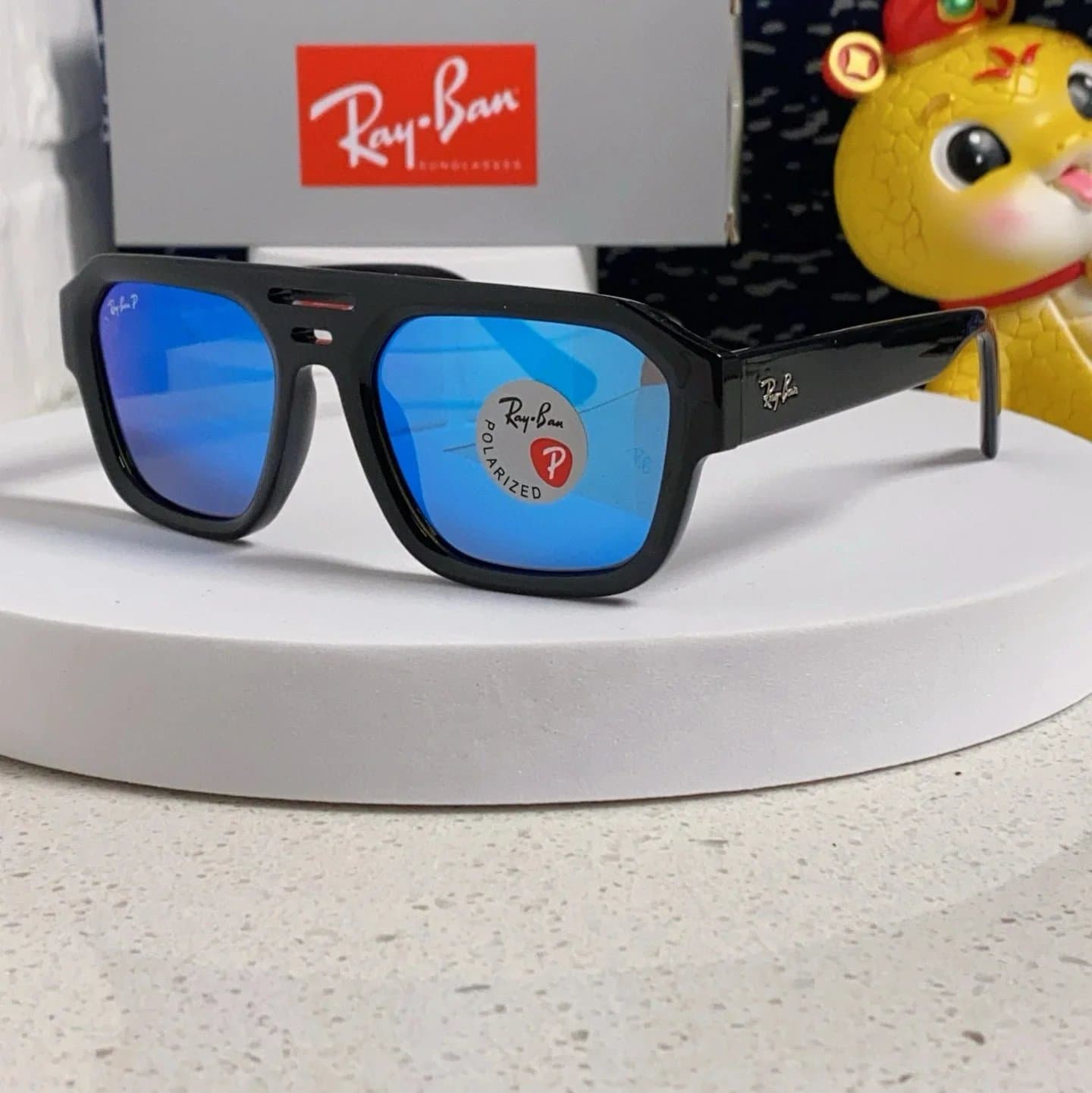 Ray-Ban RB4396 Polarized Blue Mirror