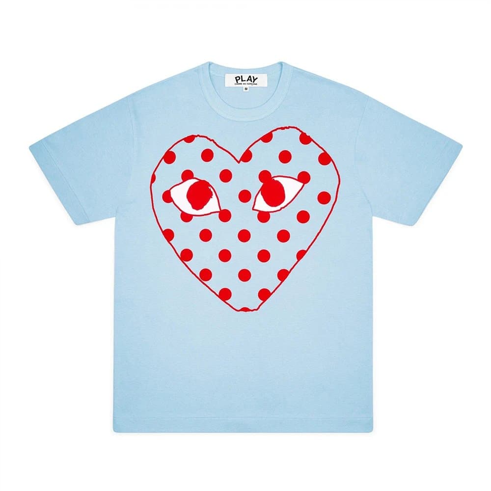 Comme des Garçons Heart T-Shirt Polka Dot Eyes