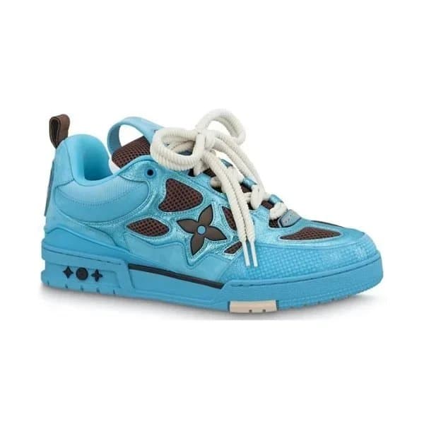 Louis Vuitton LV Trainer Monogram Embroidery — FS · BlueBrown