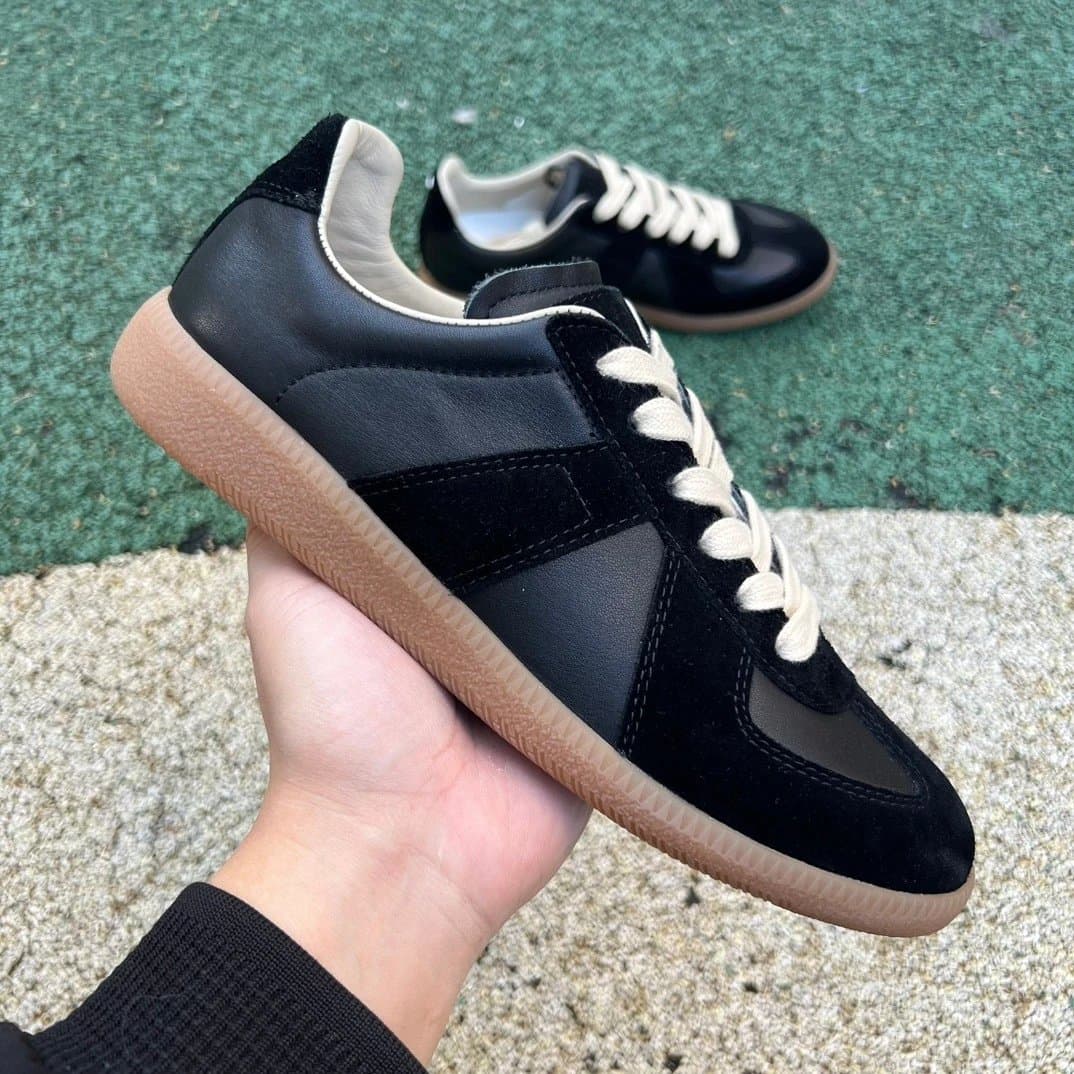 Maison Margiela Future Sneaker Black Suede Leather