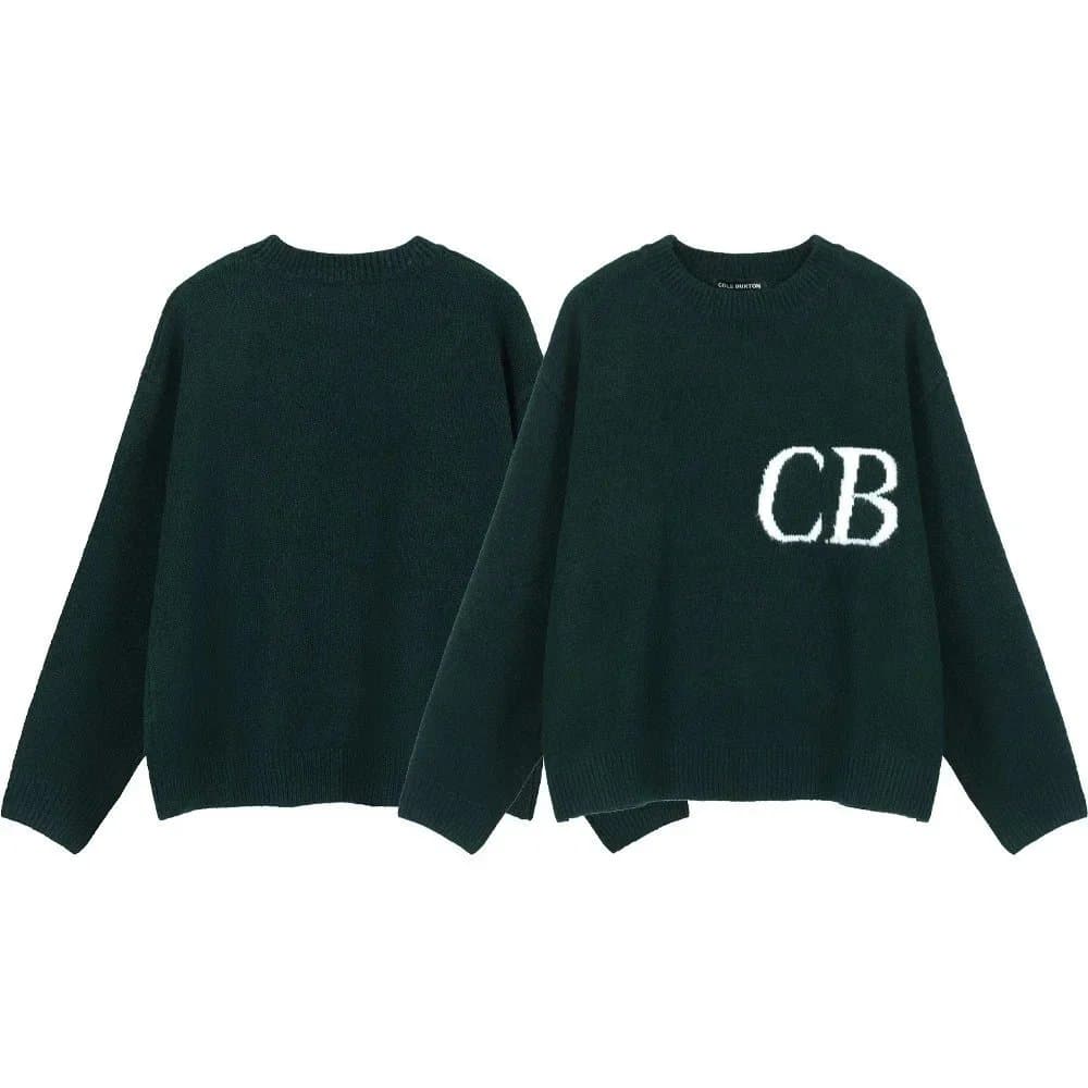 Cole Buxton Knit Sweater CB Logo