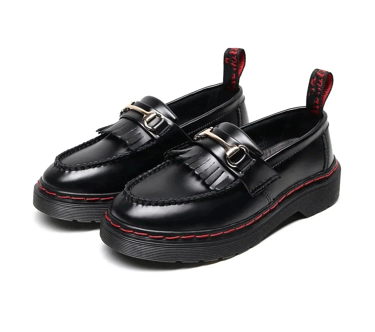 Dr. Martens Loafer Horsebit Fringe