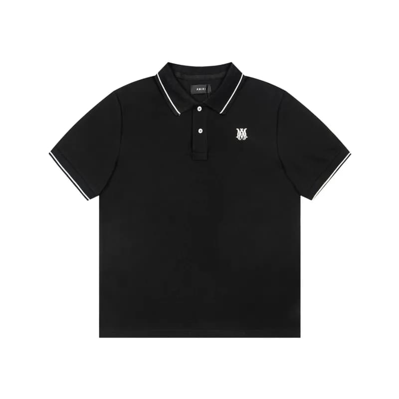 Amiri Polo Shirt White Trim