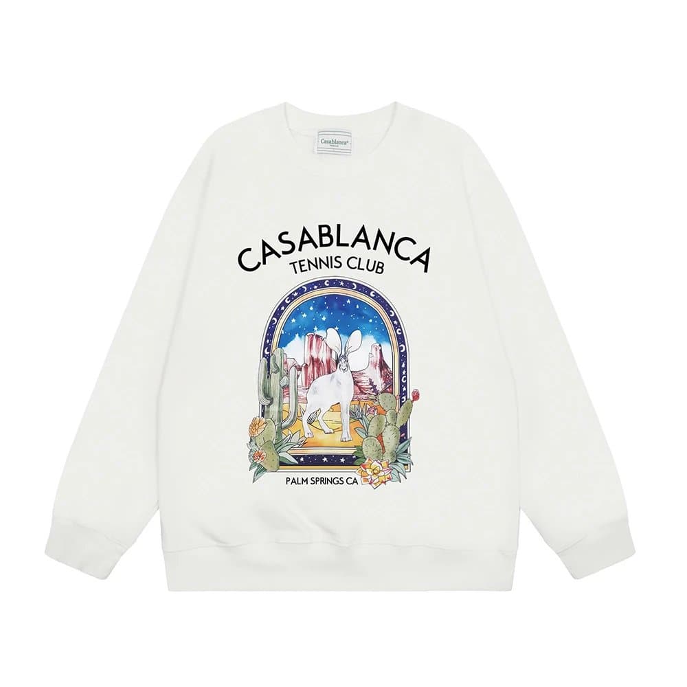Casablanca Sweatshirt Tennis Club Graphic