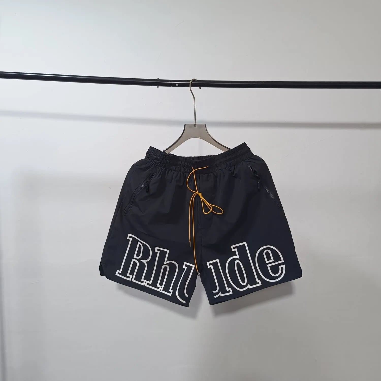 Rhude Knit Shorts Script Logo — 5