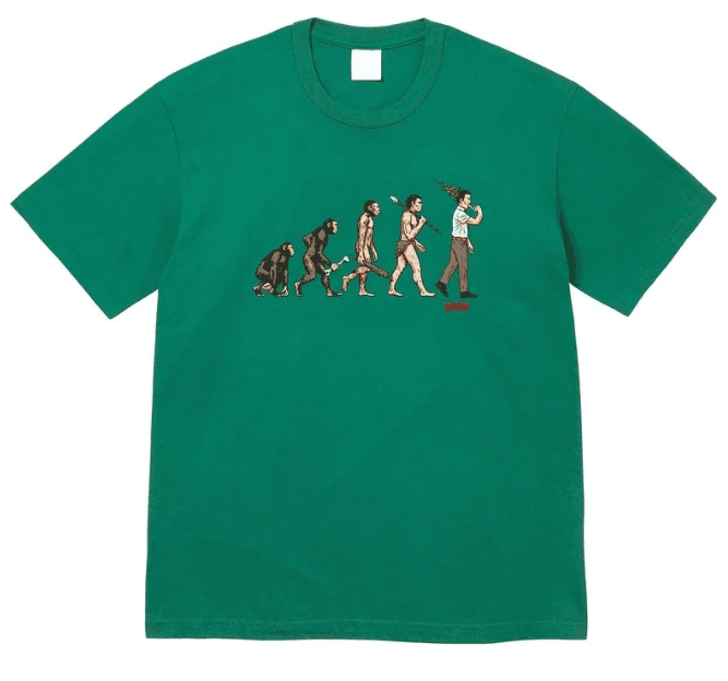 Supreme Evolution Tee Human Evolution Graphic