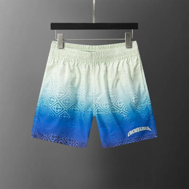 Corteiz Logo Print Shorts Gradient Diamond Pattern