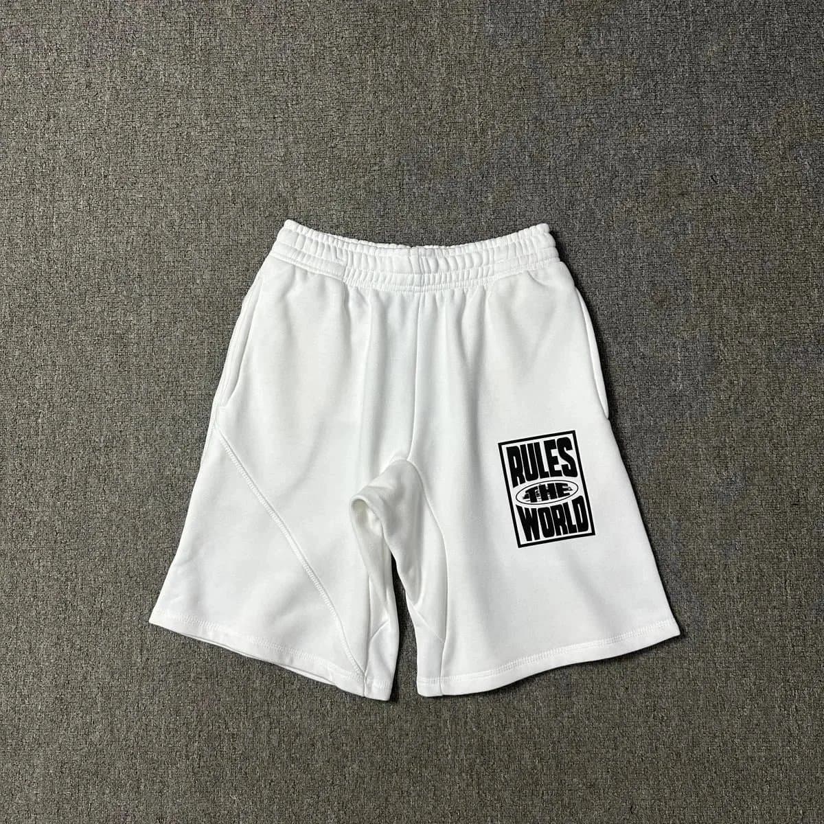 Travis Scott Logo Shorts Script Logo — 802白色*Top quality