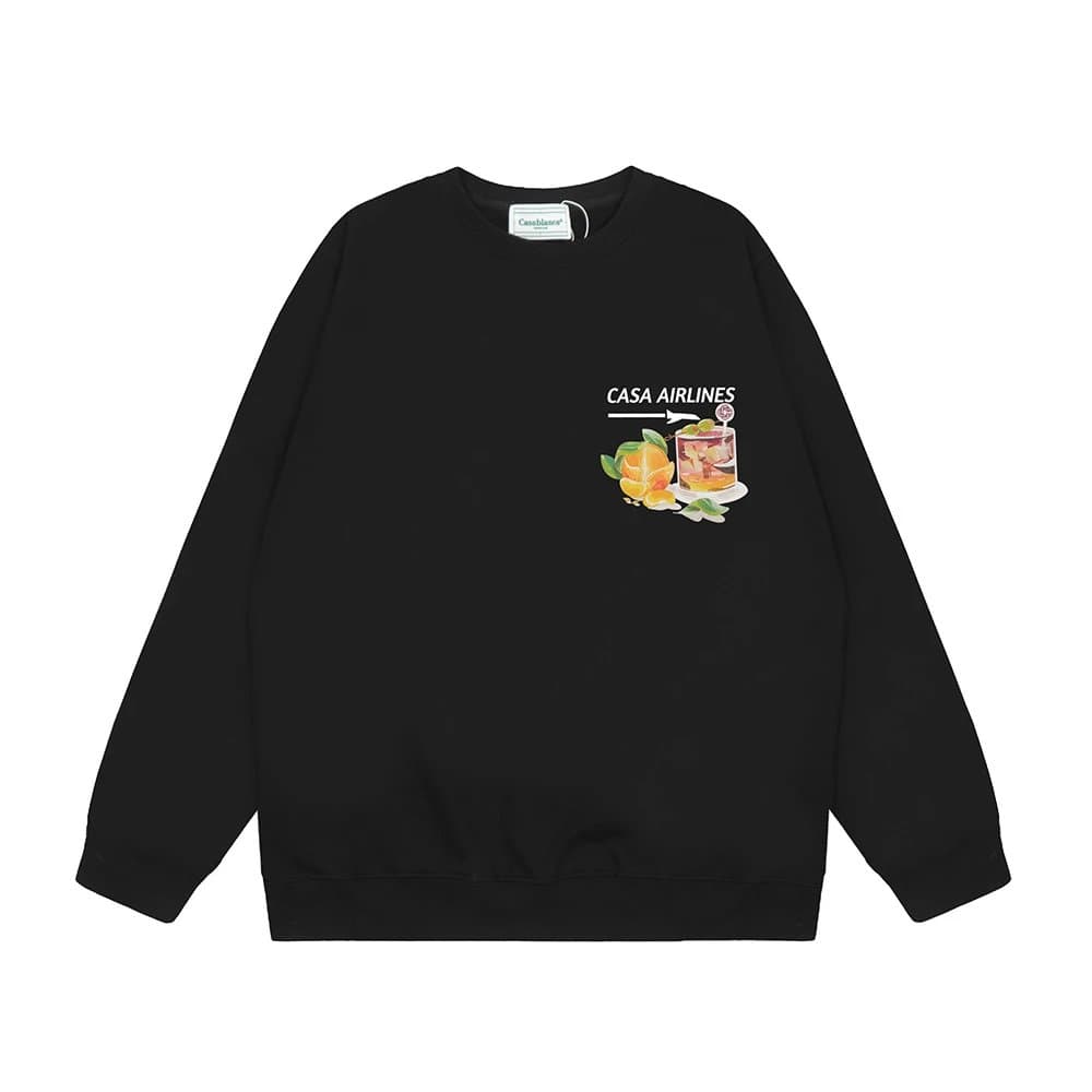 Casablanca Casa Blanca Sweatshirt Tennis Graphic — 046黑色
