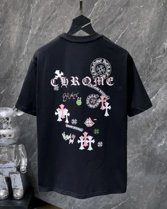 Chrome Hearts Graphic Tee Multi-Cross Print