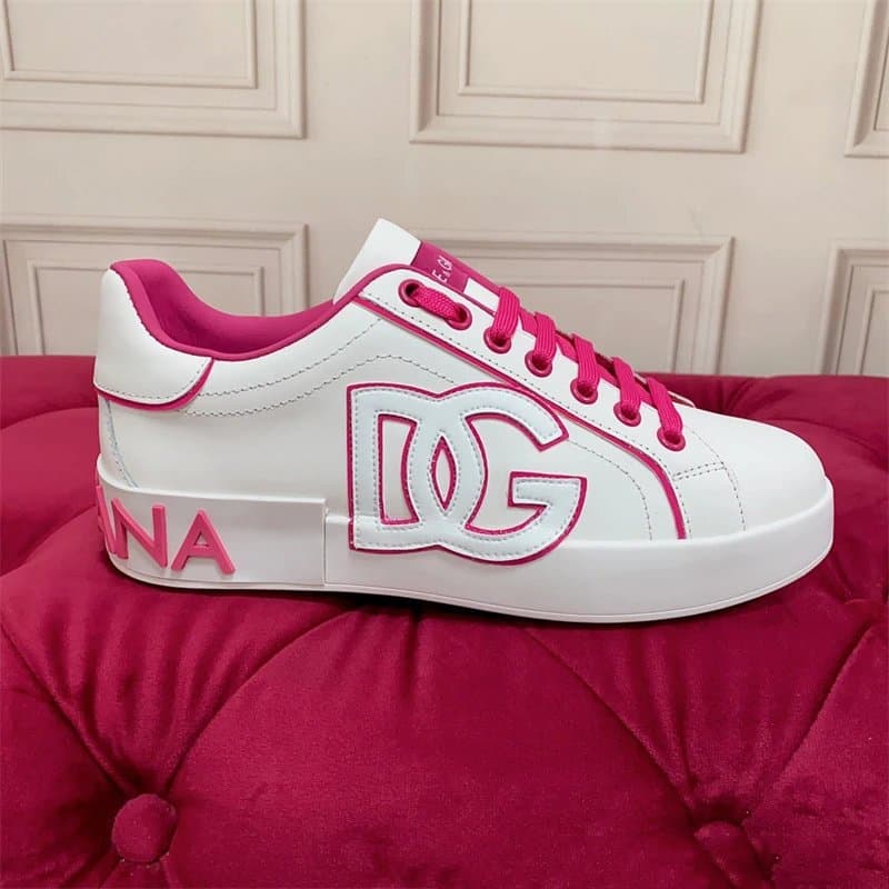 Dolce & Gabbana DG Sneaker White Pink Logo
