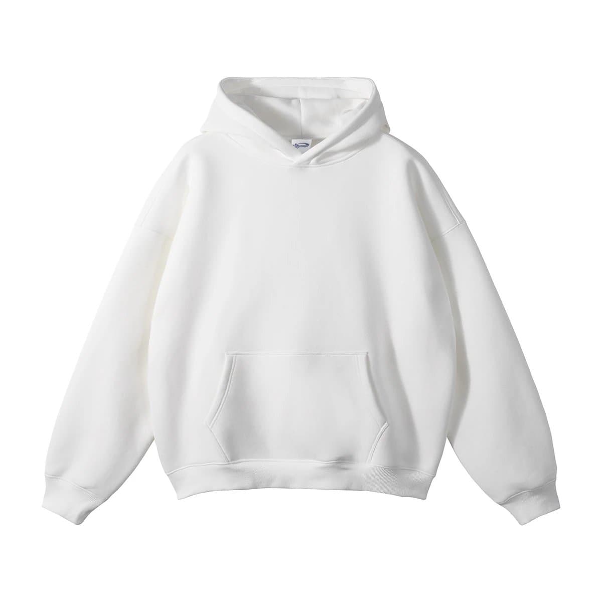 Fear of God Essentials Oversized Hoodie Classic Beige — 卫衣-白色
