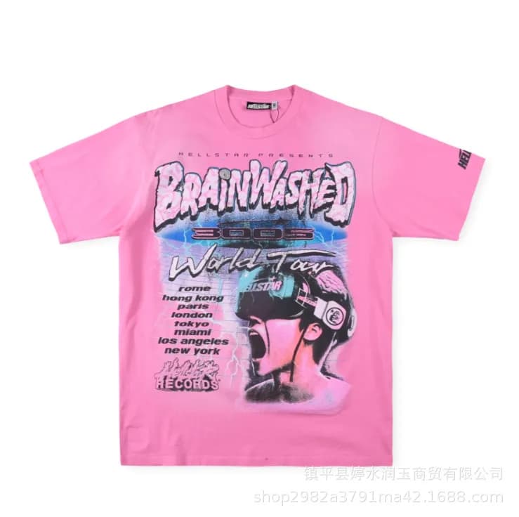 Hellstar Graphic Tee Alien Face Print — 7