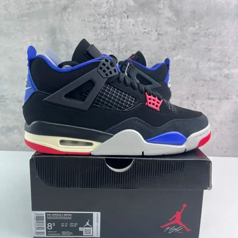Air Jordan 4 Retro Bred Yellow — 黑灰蓝配色 FY5029-003