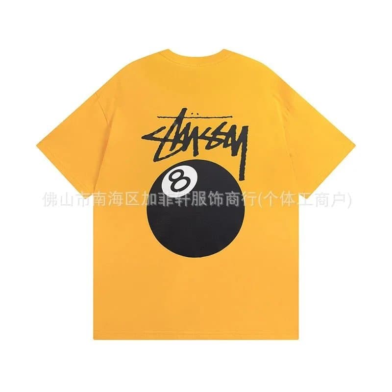Stüssy 8 Ball Tee Black Logo