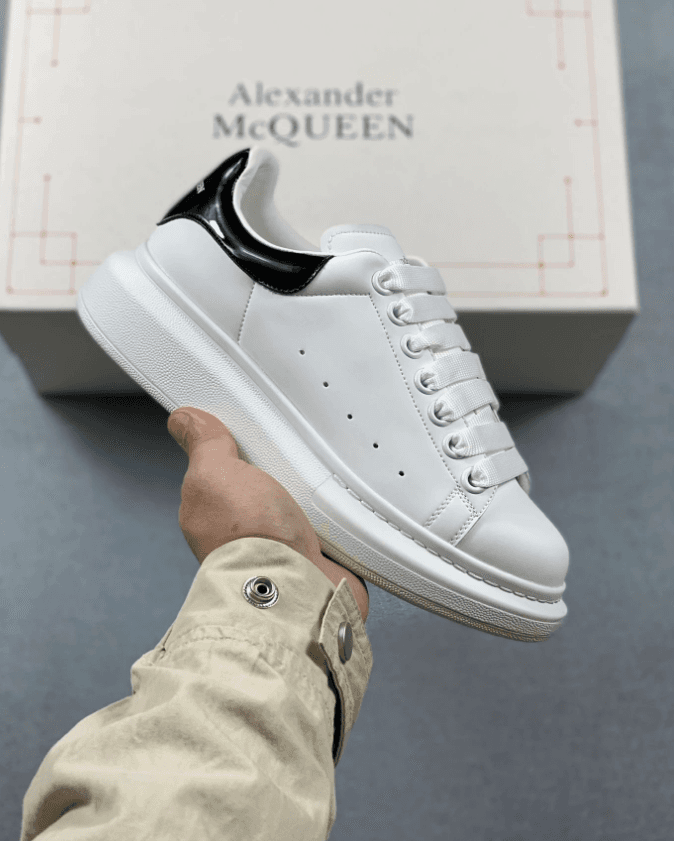 Alexander McQueen Oversized Sneaker White Red — 12(果冻黑尾)
